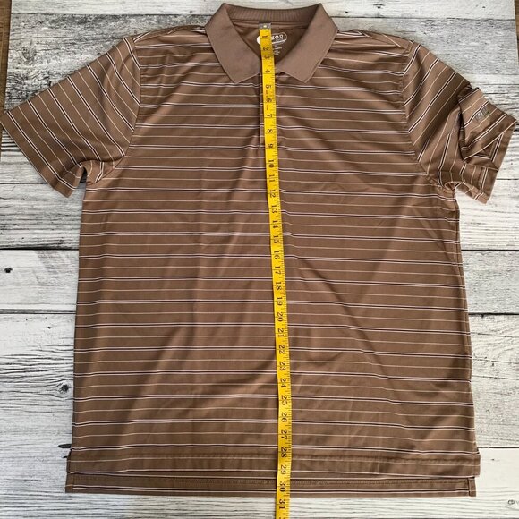 Izod XFG Striped Print Golf Polo Shirt - Picture 7 of 7